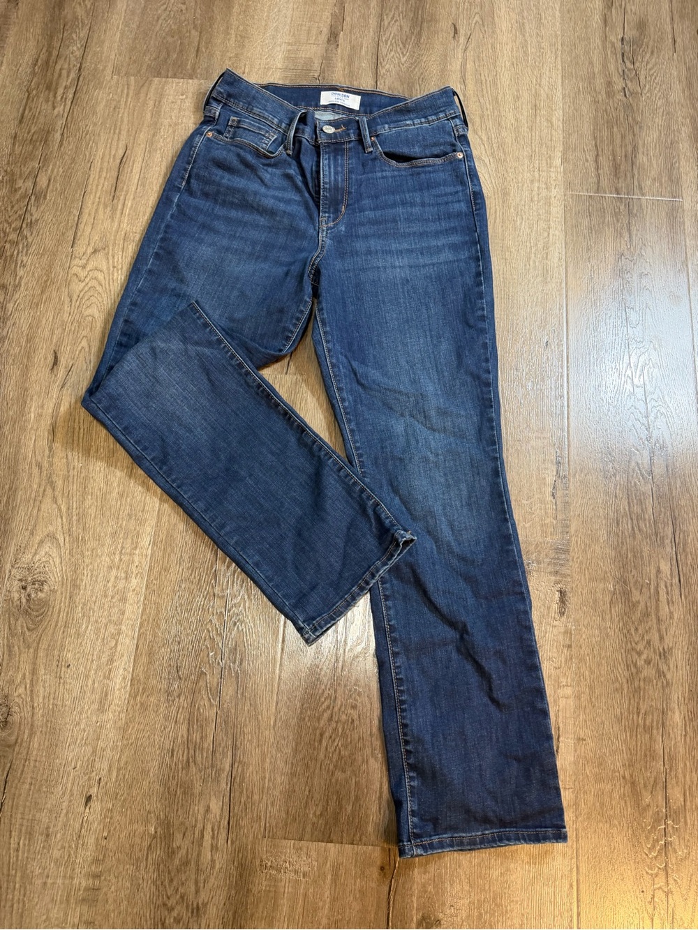 Denizen from Levi's Women's Dark Blue Straight Leg Jeans